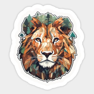 Lion Beast Animal World Wildlife Beauty Discovery Sticker